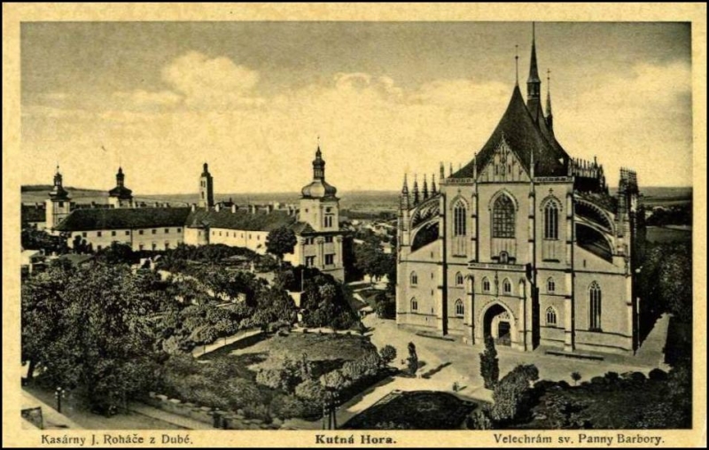 Kutná Hora 1932 chrám sv. Barbory